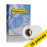 Offre : 3x 123encre LW650XL PRO étiquettes d'adresse 12 pièces (89 x 28 mm) 650803