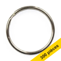 Offre : 3x 123encre anneaux porte-clés métalliques 30 mm (100 pièces)