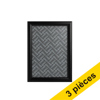 Offre : 3x 123encre cadre à clic avec cadre aluminium A4 - noir 302553