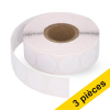 Offre : 3x 123encre pastilles adhésives Ø 18 mm (1000 étiquettes en continu) - blanc 035236 - 1