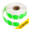 Offre : 3x 123encre pastilles adhésives Ø 35 mm (1000 étiquettes en continu) - vert 303005 - 1