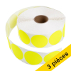 Offre : 3x 123encre pastilles adhésives Ø 50 mm (1000 étiquettes en continu) - jaune 303011 - 1
