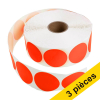 Offre : 3x 123encre pastilles de marquage Ø 50 mm (1000 étiquettes) - rouge 303009 - 1