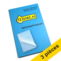 Offre : 3x 123encre pochette de plastification format carte de crédit 54 x 86 mm brillant 2x125 microns (100 pièces) 301133