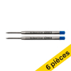 Offre : 3x 123encre recharge de stylo à bille fin (2 pièces) - bleu 302739 - 1