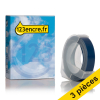 Offre : 3x 123encre ruban d'étiquettes en relief S0898140 / 520106 pour pince à étiqueter 123encre - blanc sur bleu 650769 - 1