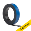 Offre : 3x 123encre ruban magnétique 10 mm x 2 m - bleu 302154 - 1