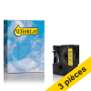 Offre : 3x Dymo S0718270/18052 IND Rhino ruban d'étiquettes thermorétractables 5 mm (marque 123encre) - noir sur jaune 089254 - 1