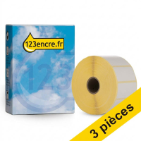 Offre : 3x Marque 123encre remplace Brother BDE-1J026051-102 étiquettes prédécoupées 51 mm x 26 mm 080993