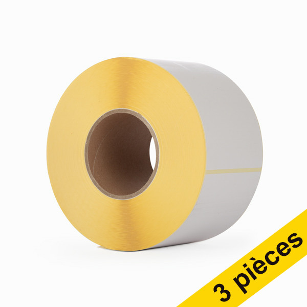 Offre : 3x Zebra 2300 ruban de cire (02300GS08407) 84 mm x 74 m (5 rubans) marque 123encre 650739 - 1