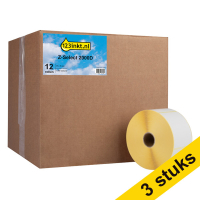 Offre : 3x Zebra Z-Select 2000D étiquettes (3007209-T) 57 x 76 mm (12 rouleaux) marque 123encre 650743