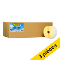 Offre : 3x Zebra Z-Select 2000D étiquettes (800262-125) 57 x 32 mm (12 rouleaux) marque 123encre 650712