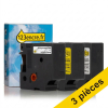 Offre : 3x marque 123encre remplace Dymo D1 multipack de rubans 19 mm - noir sur blanc/sur jaune/sur transparent) 089297 - 1