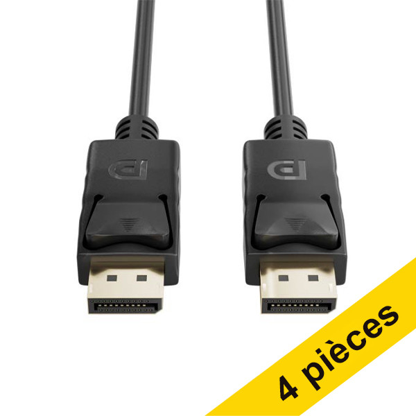 Offre : 4x 123encre câble DisplayPort 1.2 (2 mètres) 302475 - 1