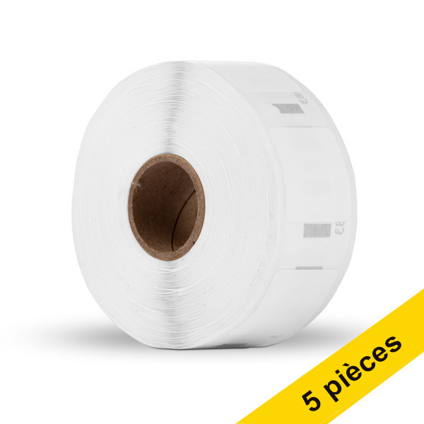 Offre : 5x 123encre LW650XL PRO étiquettes carrées durables (25 x 25 mm) 650817 - 1
