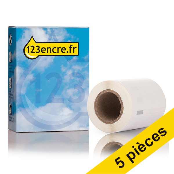 Offre : 5x 123encre LW650XL PRO étiquettes d'expédition durables (102 x 59 mm) 650814 - 1