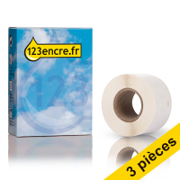 Offre : 5x 123encre LW650 étiquettes d'adresse durables (89 x 25 mm) 650755