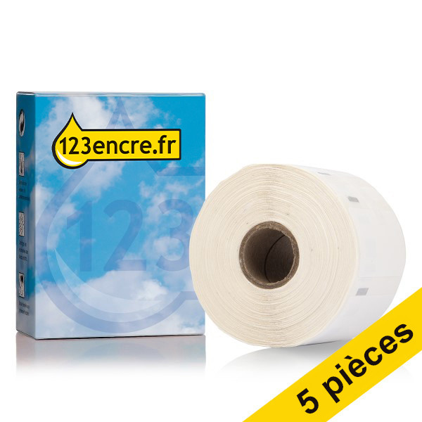 Offre : 5x 123encre LW650 1933084 / 2112289 étiquettes multifonction durables 650757 - 1