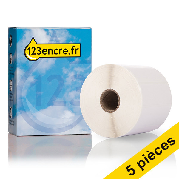 Offre : 5x 123encre LW650 1933088 étiquettes d'expédition durables 650756 - 1