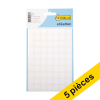 Offre : 5x 123encre pastilles adhésives Ø 13 mm (280 étiquettes) - blanc 301513 - 1
