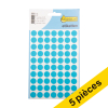 Offre : 5x 123encre pastilles de marquage Ø 13 mm - bleu (280 étiquettes) 301512 - 1