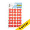 Offre : 5x 123encre pastilles de marquage Ø 19 mm - rouge (105 étiquettes) 301515 - 1