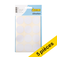 Offre : 5x 123encre pastilles de marquage Ø 32 mm (240 étiquettes) - blanc