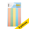 Offre : 5x 123encre pastilles de marquage Ø 8 mm - assorti (450 étiquettes) 301500 - 1