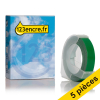 Offre : 5x 123encre ruban d'étiquettes en relief S0898160 pour pince à etiqueter 123encre - blanc sur vert 650771 - 1
