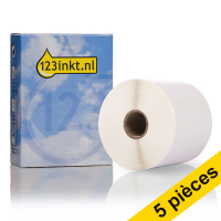 Offre : 5x Dymo 1933088 étiquettes d'expédition durables (marque 123encre) 650585