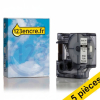 Offre : 5x Dymo S0718280/18053 IND ruban d'étiquettes thermorétractables 9 mm (marque 123encre) - noir sur blanc 650591 - 1