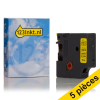 Offre : 5x Dymo S0720730/40918 ruban 9 mm (marque 123encre) - noir sur jaune 650576 - 1