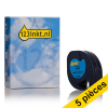 Offre : 5x Dymo S0721650/91205 ruban en plastique 12 mm (marque 123encre) - bleu 650565 - 1