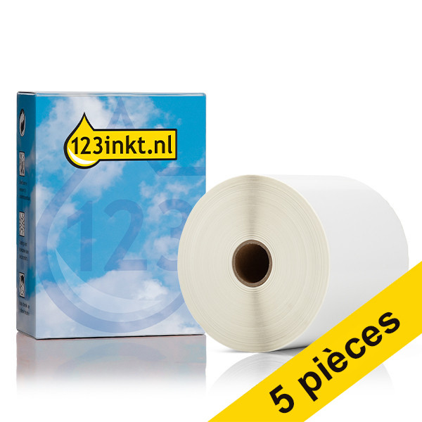Offre : 5x Marque 123encre remplace Brother BCS-1J150102-121 étiquettes prédécoupées 102 mm x 150 mm 650766 - 1