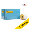 Offre : 5x Marque 123encre remplace Zebra Z-Perform 1000D étiquettes FedEx (800284-605) 102 x 152 mm (12 rouleaux) 653306 - 1