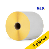 Offre : 5x Marque 123encre remplace Zebra Z-Perform 1000D étiquettes GLS (800284-605) 102 x 152 mm (1 rouleau) 653247