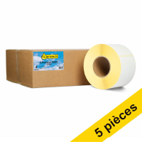 Offre : 5x Marque 123encre remplace Zebra Z-Perform 1000T étiquette (87985) 102 x 152 mm (4 rouleaux) 650730