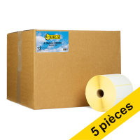 Offre : 5x Zebra Z-Select 2000D étiquettes (800264-155) 102 x 38 mm (12 rouleaux) marque 123encre 650719