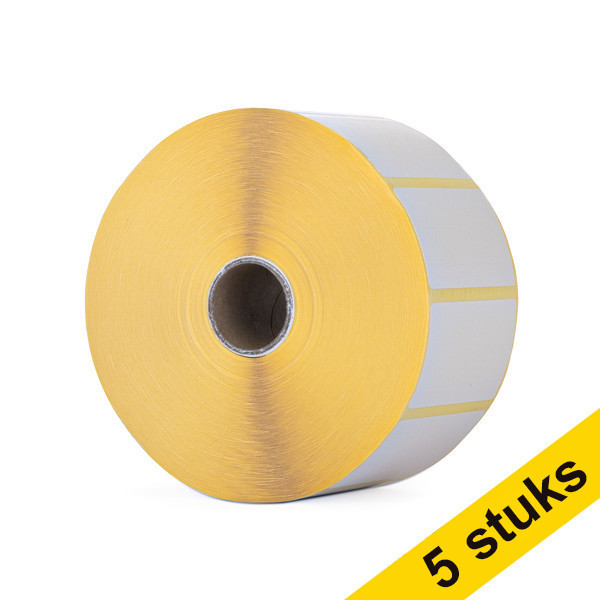 Offre : 5x Zebra Z-Select 2000D étiquettes amovibles (800262-127) 57 x 32 mm (1 rouleau) marque 123encre 650716 - 1