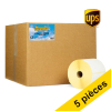 Offre : 5x marque 123encre remplace Zebra Z-Select 2000D étiquettes UPS (800264-605) 102 x 152 mm (12 rouleaux) 653188 - 1