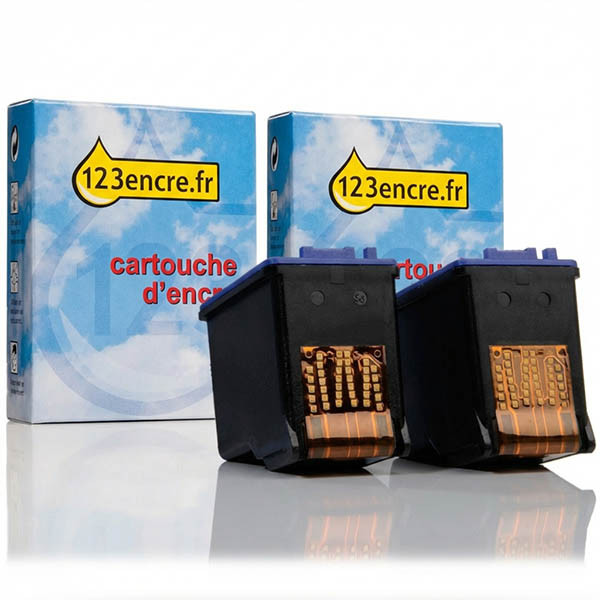 Offre : Marque 123encre remplace 2 cartouches d'encre couleur HP 28 031292 - 1