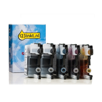 Offre : Marque 123encre remplace Brother LC-127XL / LC-125XL 2x noir + 3 couleurs 160763