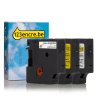 Offre : Marque 123encre remplace Dymo D1 9 mm multipack de ruban d'étiquettes (noir sur blanc, noir sur transparent et noir sur jaune) 089229 - 1