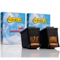 Offre : marque 123encre remplace 2 cartouches d'encre noire HP 21 160024