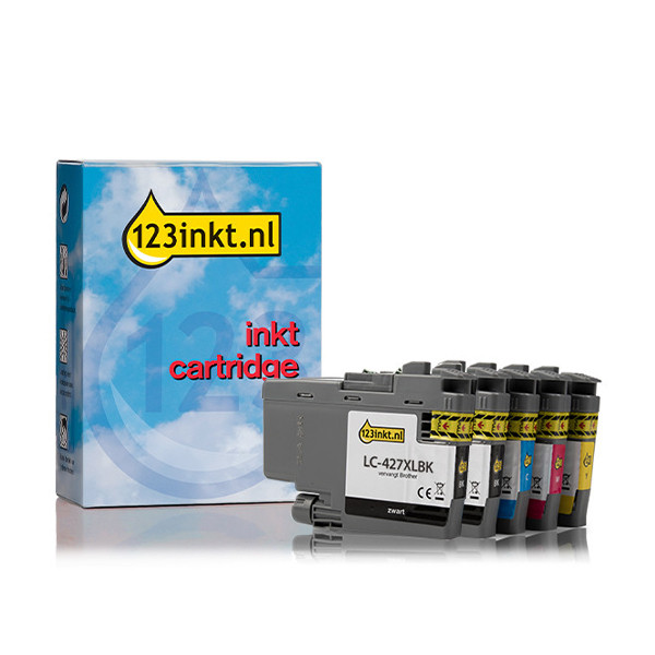 Offre : marque 123encre remplace Brother LC-427XL 2x noir + 3x couleur 160785 - 1