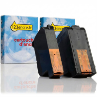 Offre : marque 123encre remplace HP 15 noir + HP 78 - couleur 030335