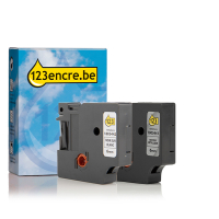 Offre : marque 123encre remplace le multipack en polyester permanent Dymo IND Rhino 6 mm 089242