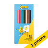 Offre 3x : 123encre Classic crayons de couleur (12 pièces) 301604 - 1