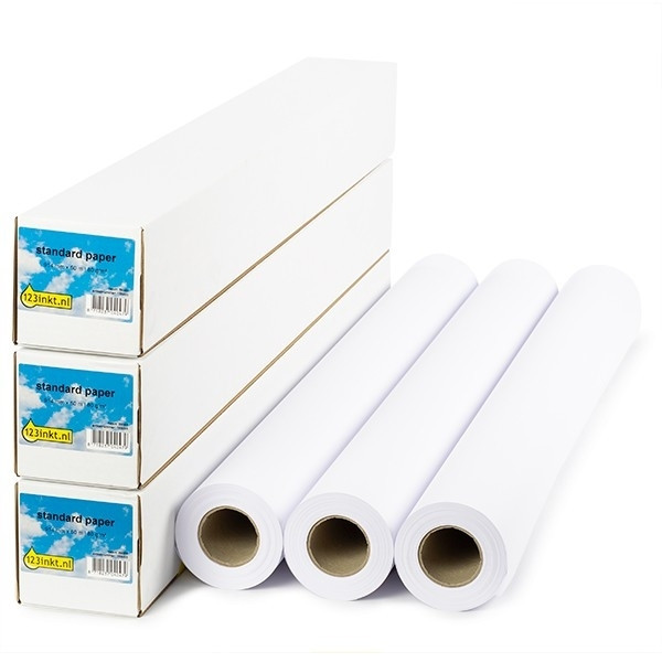 Offre 3x : 123encre rouleau de papier standard 914 mm (36 pouces) x 50 m (80 g/m²) 155085 - 1