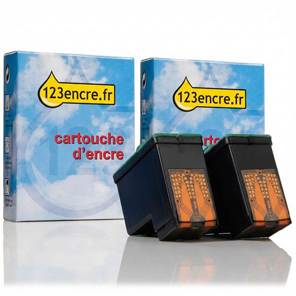 Offre Dell série 1: 2 x Dell 592-10040 (marque 123encre) - couleur 019030 - 1